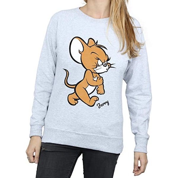 Tom och Jerry Dam/Dam Angry Mouse Sweatshirt XXL Heather Heather Grey XXL