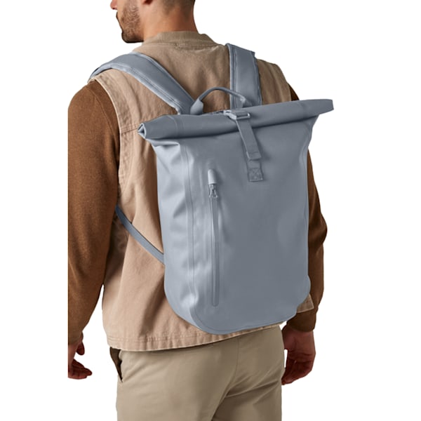 Quadra Roll Top Vattentät 14L Ryggsäck One Size Blå Grå Blue Grey One Size