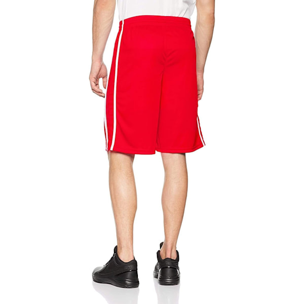 Spiro herr Quick Dry basketshorts S röd/vit Red/White S