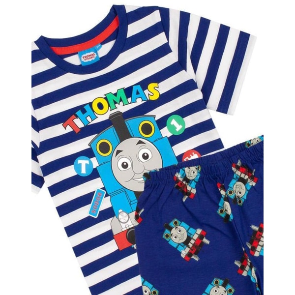 Thomas & Friends Boys All-Over Print Kort Pyjamas Set 4-5 år Navy 4-5 Years