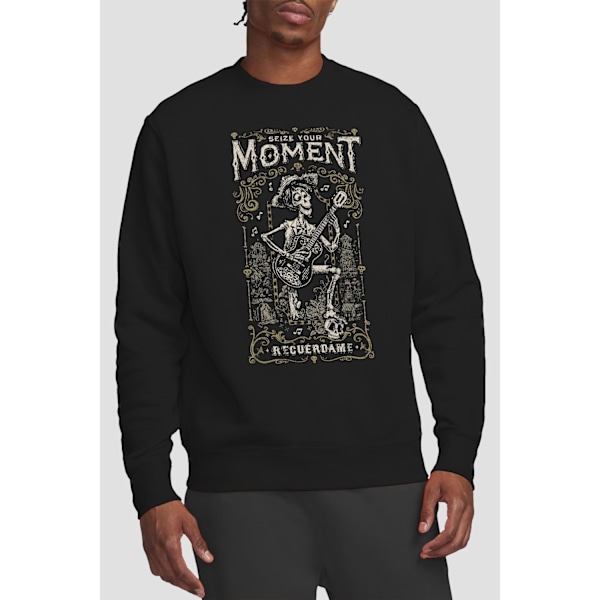 Coco Unisex Vuxen Seize Your Moment Recuerdame Hector Sweatshirt Black S