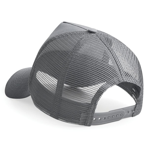 Beechfield Herr Halv Mesh Trucker Cap / Huvudbonad (2-pack) På Graphite Grey/Graphite Grey One Size