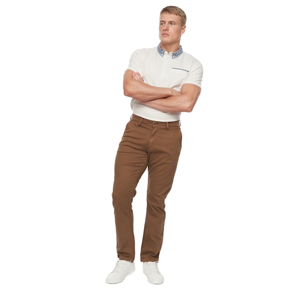 Bewley & Ritch Herr Tasman Chinos 34R Mörk Sten Dark Stone 34R