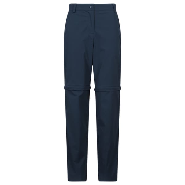 Mountain Warehouse Delta Stretch Zip-Off Byxor Dam Navy 16 UK