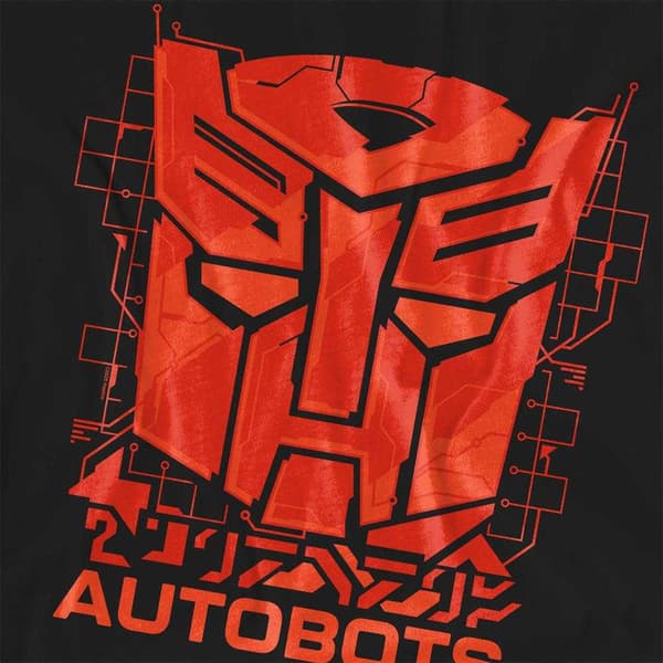 Transformers Dam/Flickor Generations Tech Autobot Ikon Logotyp T-shirt Black M