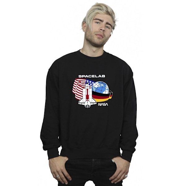 NASA Herr Space Lab Sweatshirt M Svart Black M