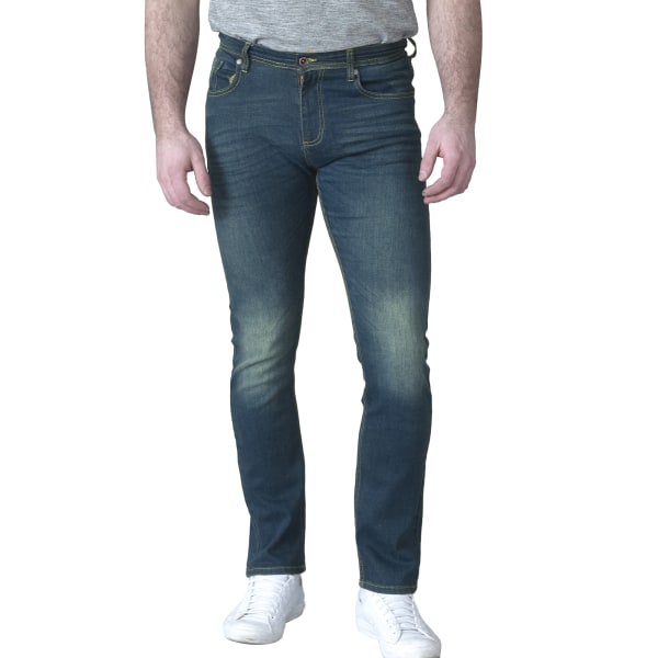D555 Herr Ambrose King Size Tapered Fit Stretch Jeans 50S Vinta Vintage Blue 50S