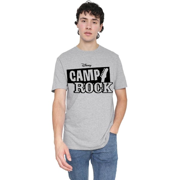 Camp Rock Herr Mono Logo T-Shirt S Gråmelerad Grey Heather S