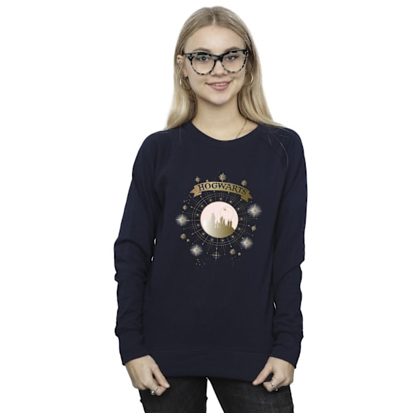 Harry Potter Dam/Kvinnor Hogwarts Yule Ball Sweatshirt XXL Marinblå Navy Blue XXL