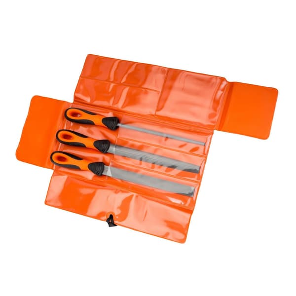 Bahco 200mm (8 tum) Ergo Ingenjörsfilset, 3 Delar One Size M Multi Colour One Size