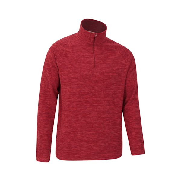 Mountain Warehouse Mens Snowdon II Fleece Top L Mörkröd Dark Red L