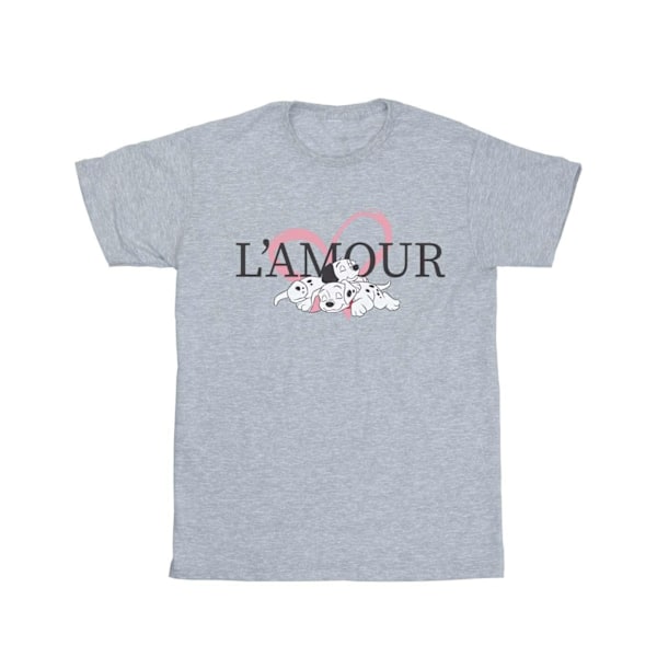 Disney Girls 101 Dalmatians L´Amour Bomull T-shirt 5-6 år Sp Sports Grey 5-6 Years