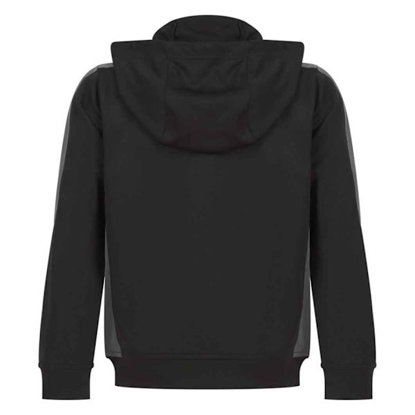 Finden & Hales Barn/Barn Team Kontrast Hoodie 9-10 År B Black/Gunmetal Grey 9-10 Years