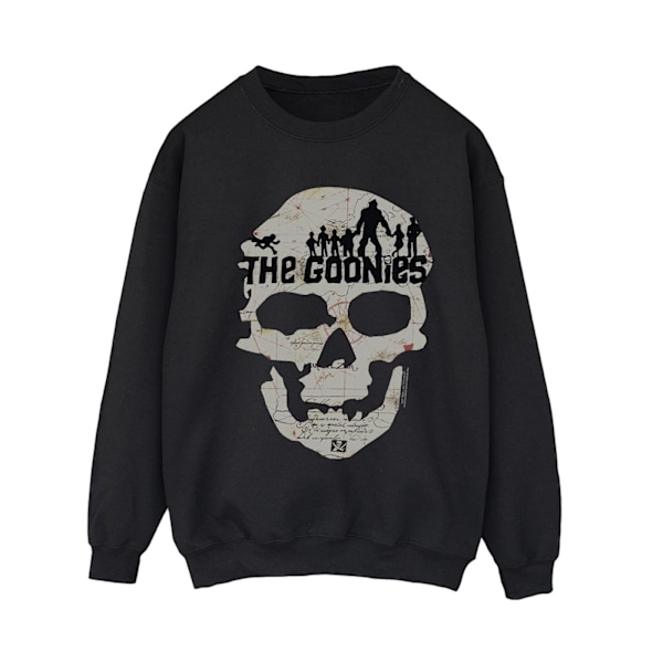 The Goonies Dam/Kvinnor Karta Skalle Sweatshirt XXL Svart Black XXL