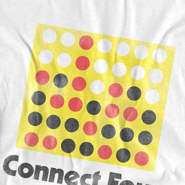 Connect Four Herr T-shirt L Vit White L