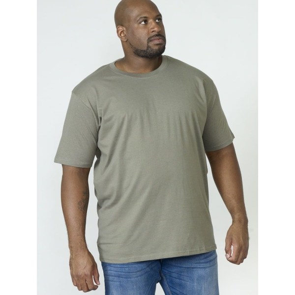 D555 Mens Flyers-2 Kingsize Crew Neck T-shirt 2XL Khaki Khaki 2XL