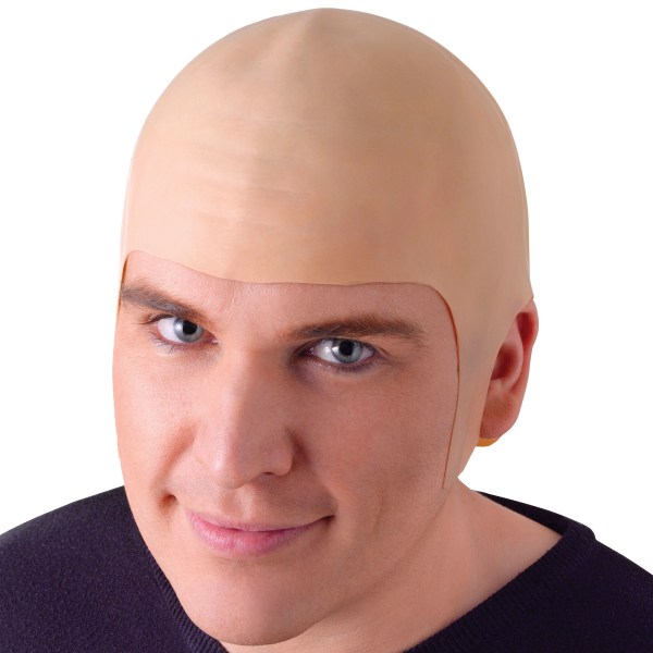Bristol Novelty Unisex Vuxna Bald Head Cap One Size Beige Beige One Size