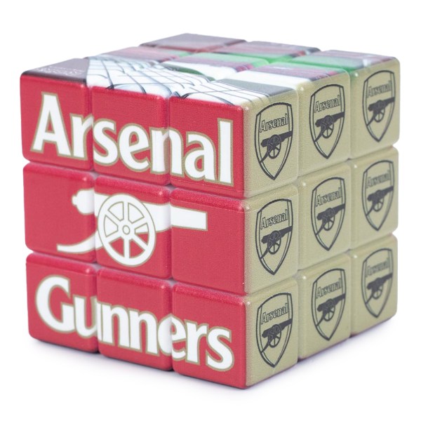 Arsenal FC Pusselkub En Storlek Röd/Vit Red/White One Size