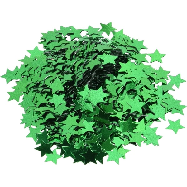 Amscan Metal Star Confetti One Size Grön Green One Size