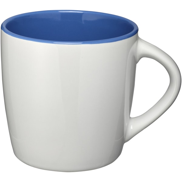 Bullet Aztec Keramikmugg 8,4 x 8,8 cm Vit/Kunglig Blå White/Royal Blue 8.4 x 8.8 cm