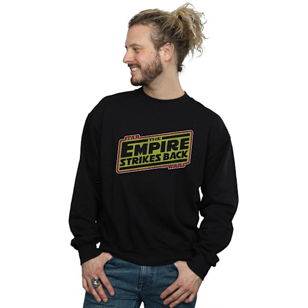 Star Wars The Empire Strikes Back Logo Sweatshirt 3XL Svart Black 3XL