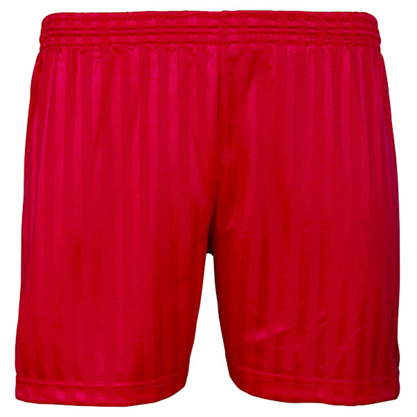 Maddins Kids Unisex Shadow Stripe Sports Shorts 22-24 Röd Red 22-24