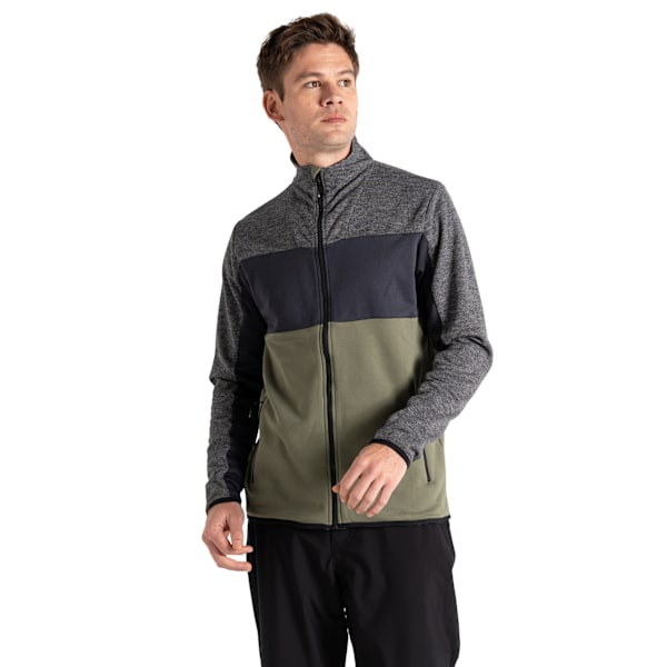 Dare 2B Venture Fleecejacka för män XL Charcoal Grey/Black Marl/ Charcoal Grey/Black Marl/Olivine Gr XL