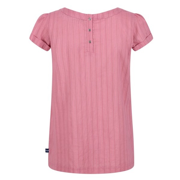 Regatta Dam/Dam Jaelynn Dobby Bomull T-shirt 18 UK Heathe Heather Rose 18 UK