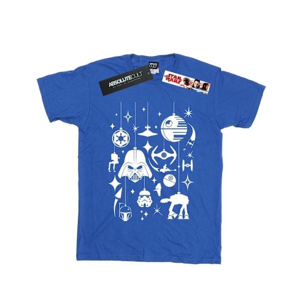 Star Wars Damkläder/Damer Jul Dekorationer Bomull Boyfriend Royal Blue S