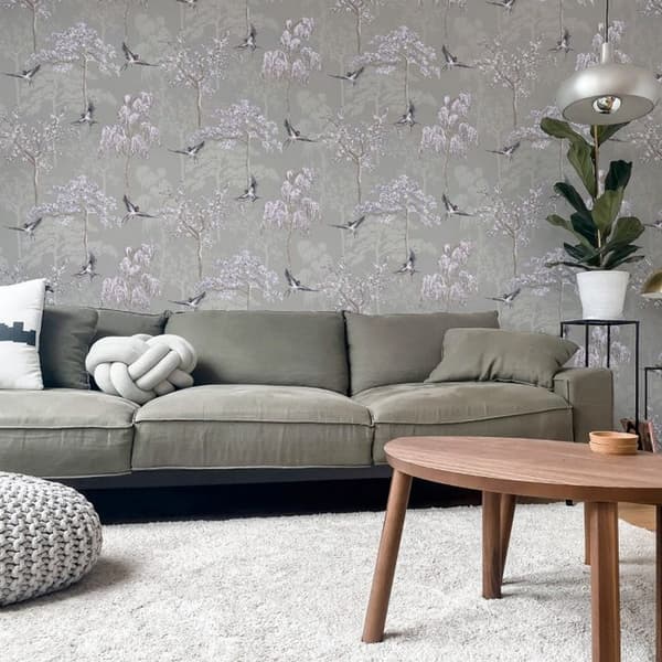 Arthouse Japansk trädgård tapet One Size Grey Grey One Size