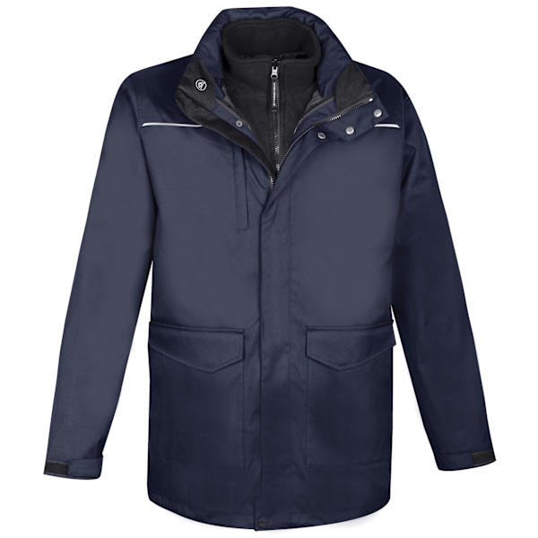 Stormtech Mens Vortex HD 3-i-1 System Parka M Marinblå Navy Blue M