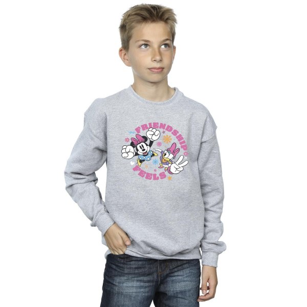 Disney Boys Minnie Mouse Daisy Friendship Sweatshirt 7-8 år Sports Grey 7-8 Years