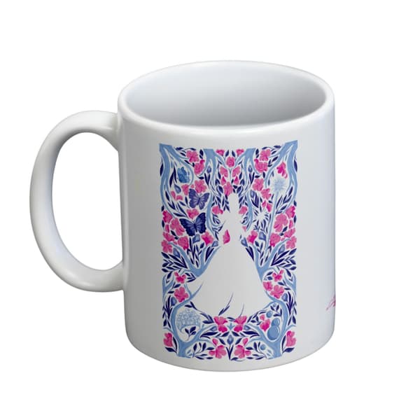 Wicked 2 Flowers Mugg En Storlek Vit White One Size