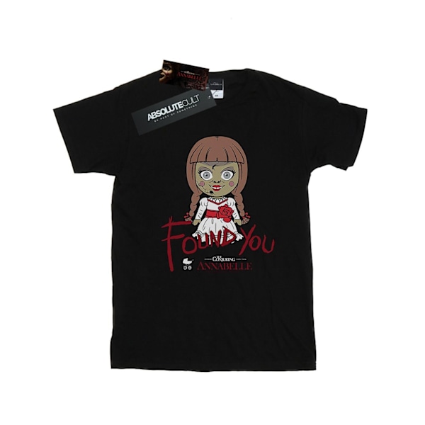Annabelle Chibi Found You T-shirt för män, 4XL, svart Black 4XL
