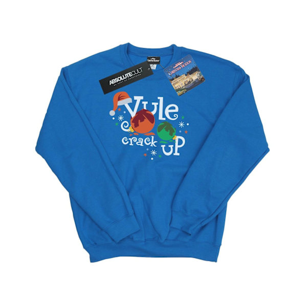 National Lampoon's Christmas Vacation Herr Yule Crack Up Sweatshirt Royal Blue 3XL