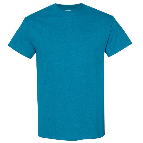 Gildan Herr kraftig bomull kortärmad T-shirt M Antik safir Antique Sapphire M