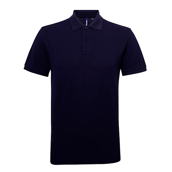 Asquith & Fox Herr Poloshirt mit kurzen Ärmeln und Performance-Mischung S Navy S