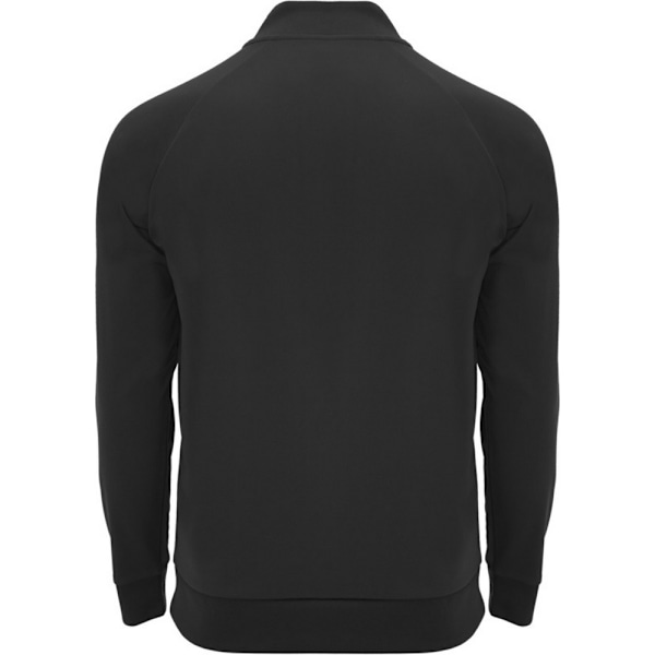 Roly Unisex Epiro Quarter Zip Långärmad Sweatshirt M S Solid Black M