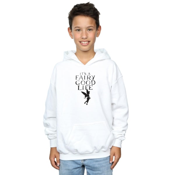 Disney Boys Tinkerbell Fairy Good Life Hoodie 5-6 år Vit White 5-6 Years