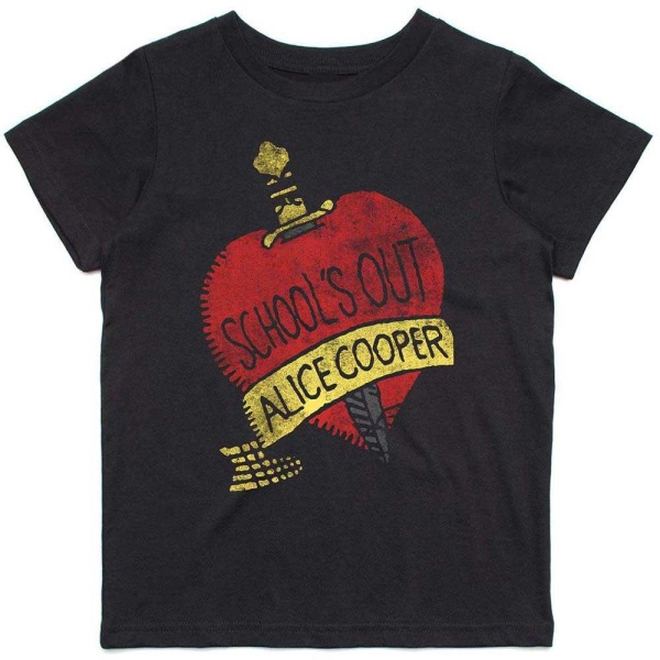 Alice Cooper Barn/Barn School´s Out bomull T-shirt 11-12 Y Black 11-12 Years