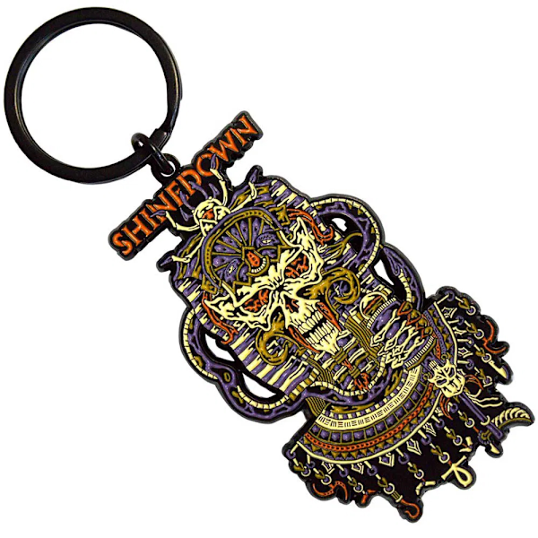 Shinedown Planet Zero Mummy Nyckelring Storlek: One Size Flerfärgad Multicoloured One Size