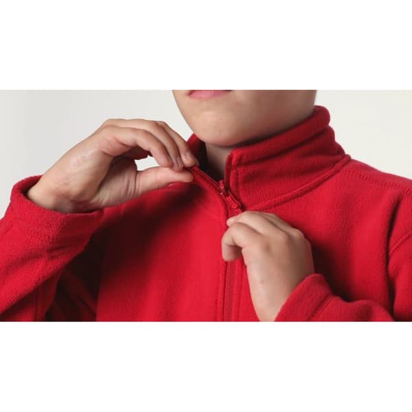 Jerzees Schoolgear Barn Full Zip Outdoor Fleece Jacka 7-8 Classic Red 7-8