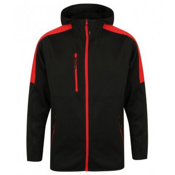 Finden & Hales Herr Active Soft Shell Jacket XS Svart/Röd Black/Red XS