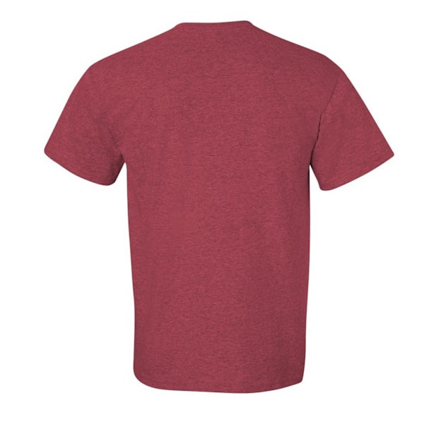 Gildan Mens Ultra Cotton Kortärmad T-shirt L Heather Cardina Heather Cardinal L