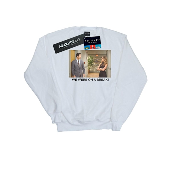 Friends Herr We Were On A Break Hallway Sweatshirt S Vit White S