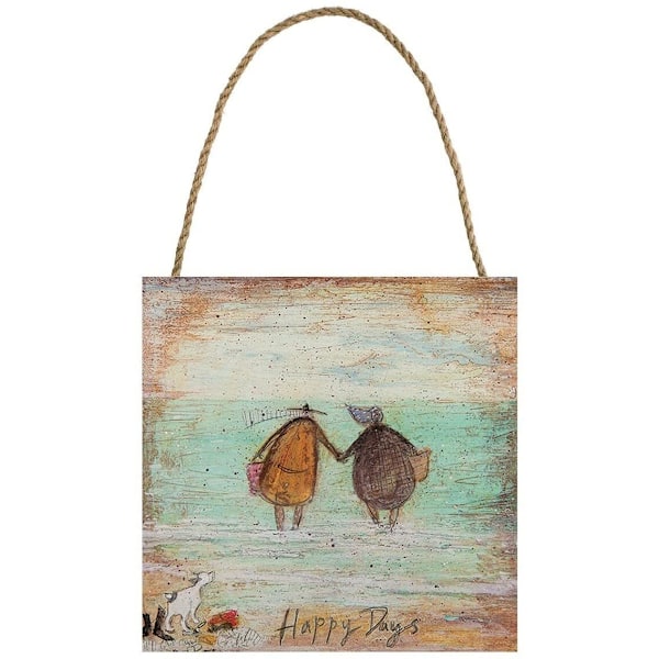 Sam Toft Happy Days Träskylt En Storlek Flerfärgad Multicoloured One Size