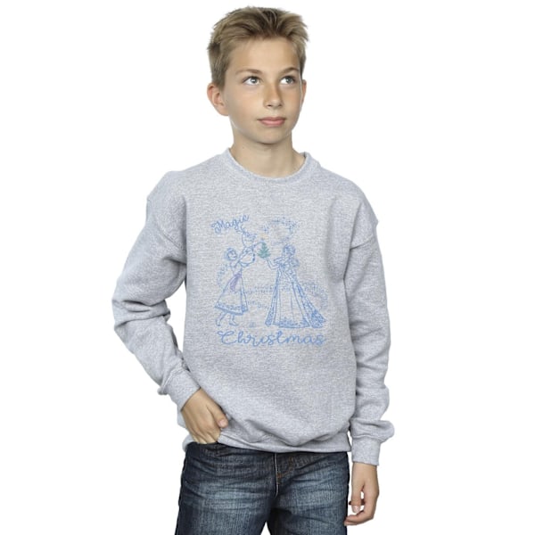 Disney Boys Frozen Magic Jultröja 5-6 År Sport Sports Grey 5-6 Years