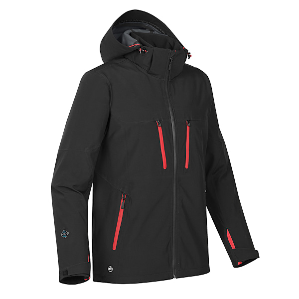 Stormtech Patrol Teknisk Softshelljacka för Herr M Svart/ Röd Black/ Red M