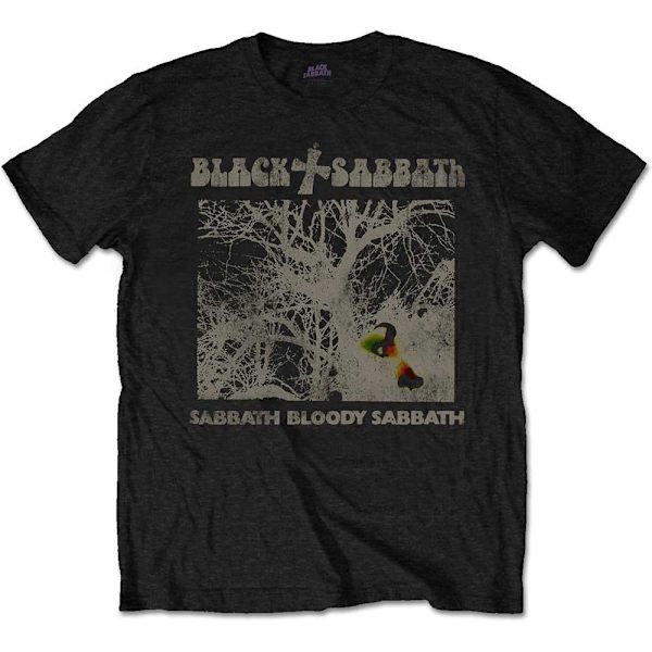 Black Sabbath Unisex Adult Bloody Vintage T-Shirt S Svart Black S