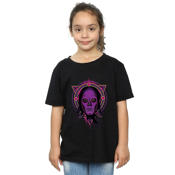 Harry Potter flickor Neon Death Eater bomull T-shirt 9-11 år B Black 9-11 Years